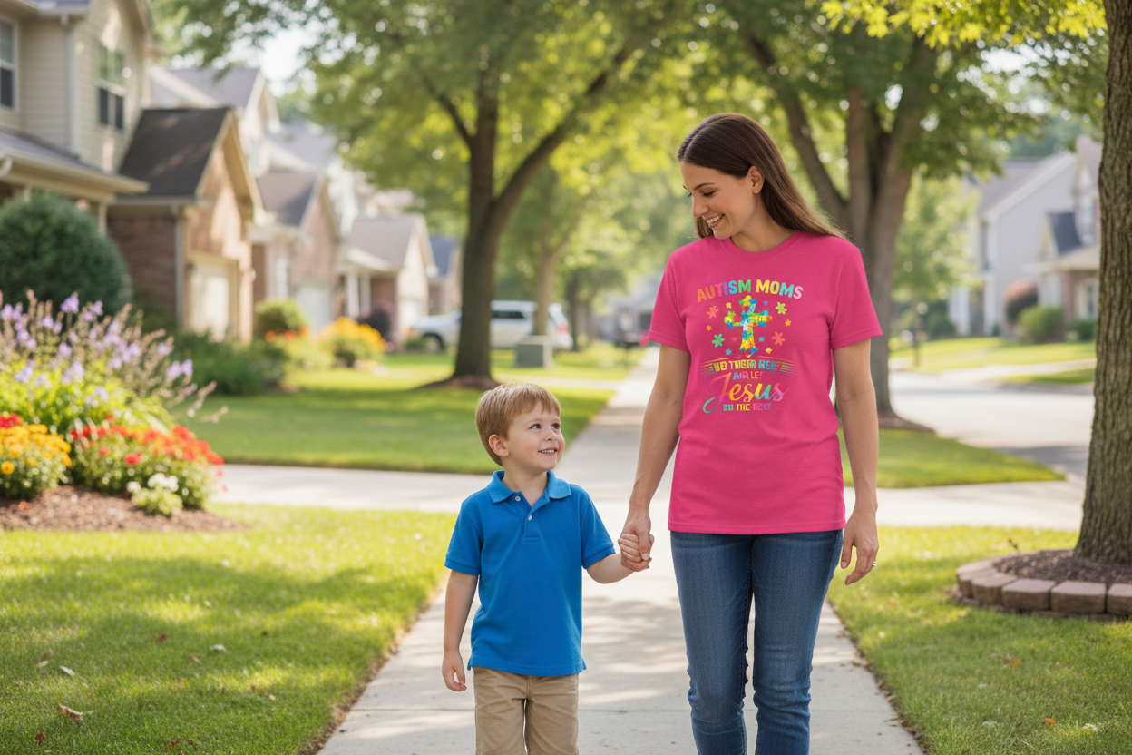 Autism Moms Inspirational T-Shirt