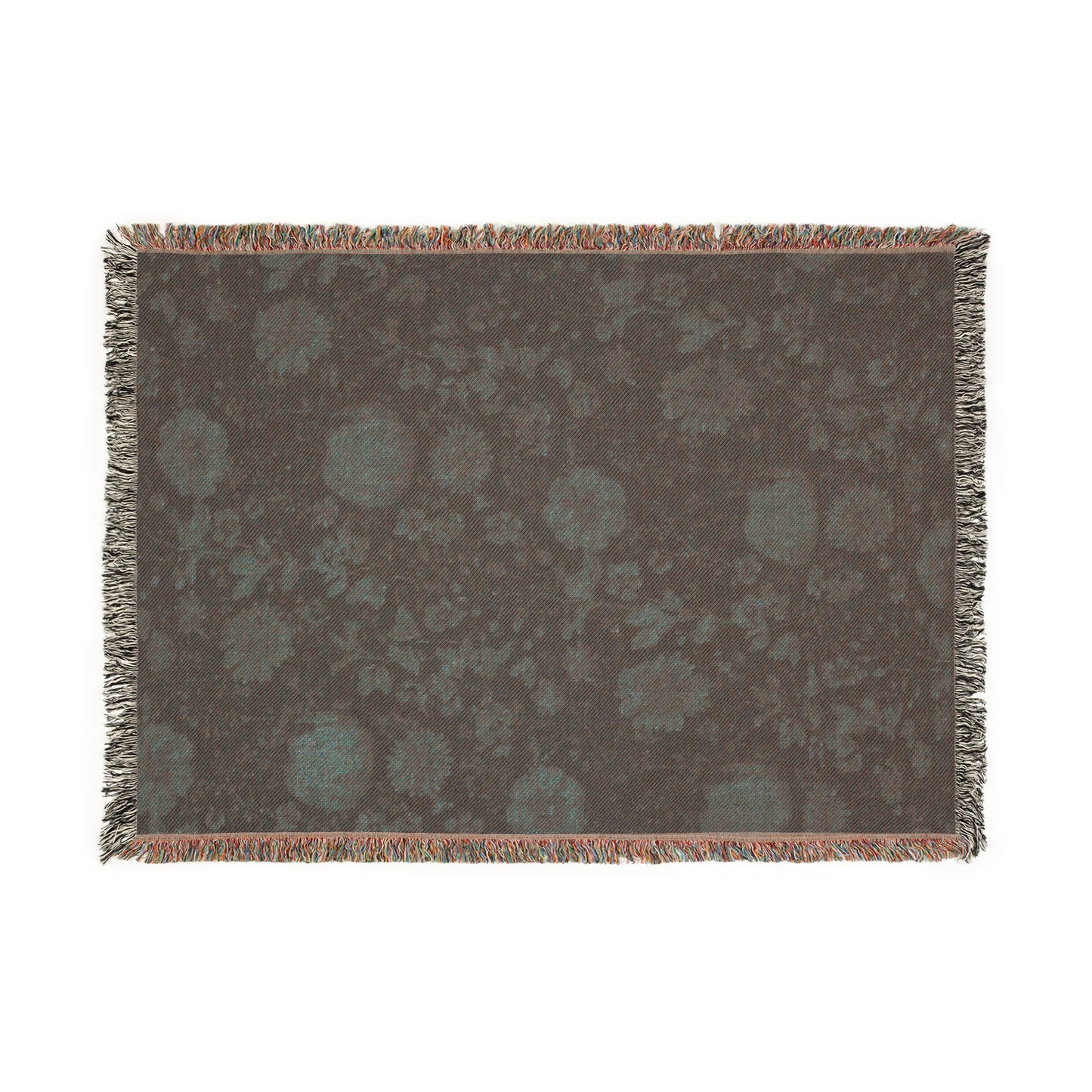 Fall Floral Woven Blanket