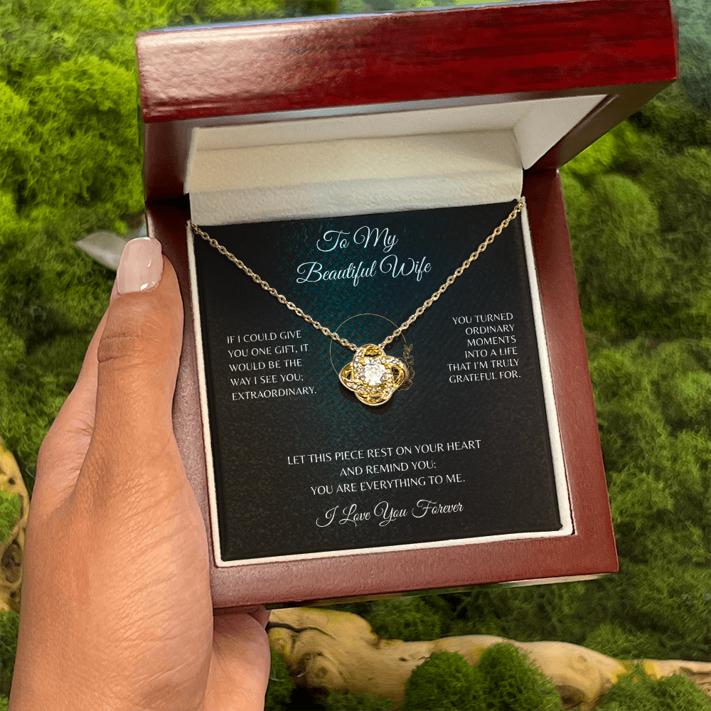 Wife Necklace & Message Card