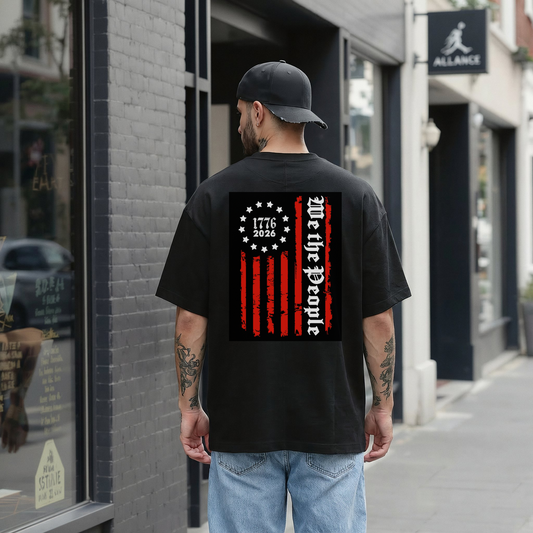 Patriotic 'We The People' Graphic Tee