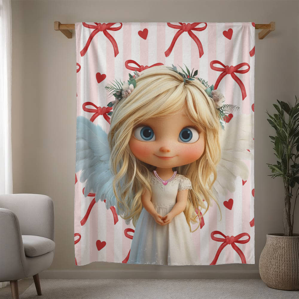 Angelic Design Mink Touch Fleece Blanket