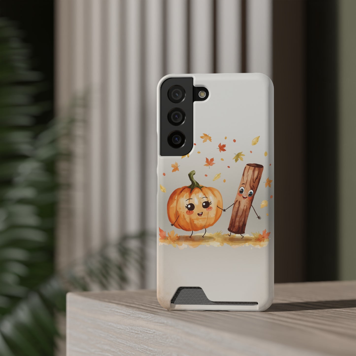 Phone Case - Pumpkin & Spice Card Holder