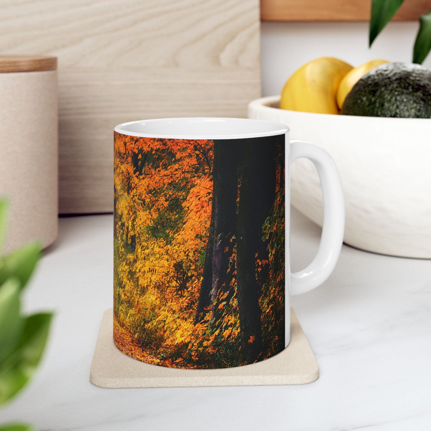 Autumn Forest Ceramic Mug