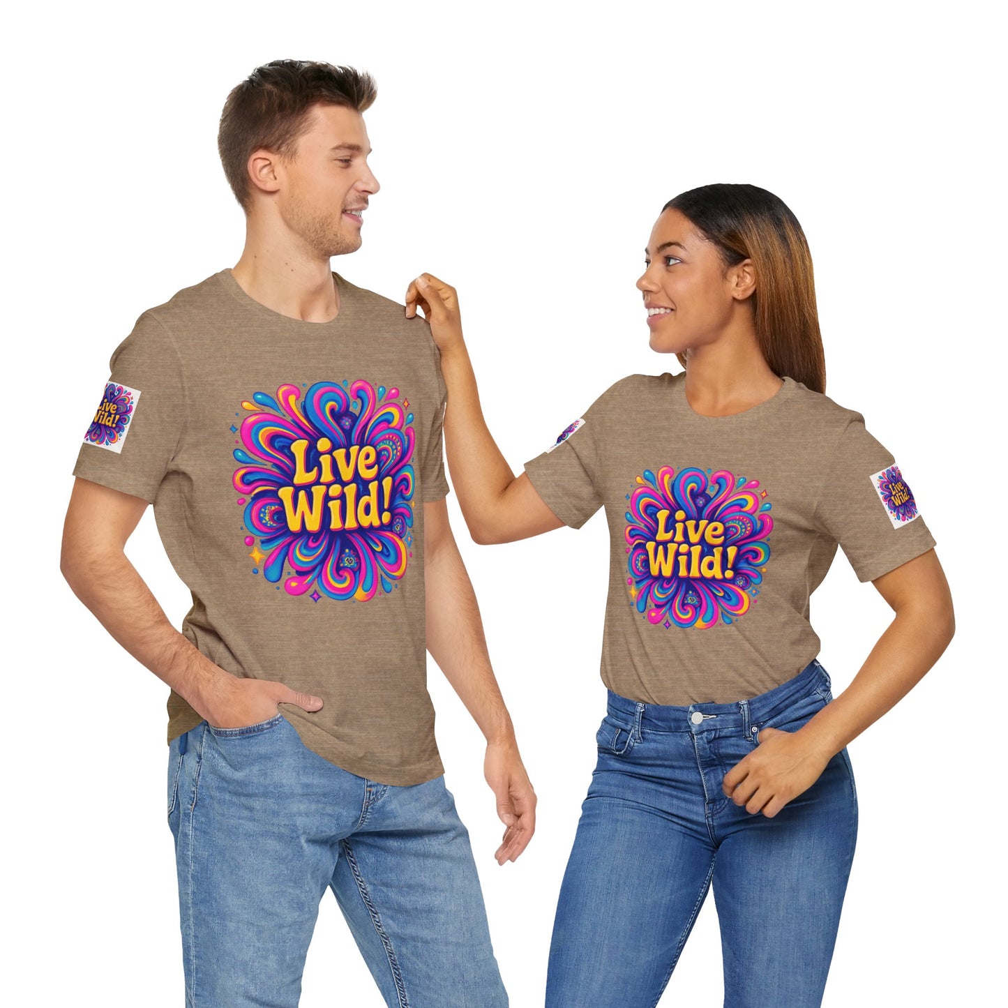 Live Wild Tee - Unisex Jersey Short Sleeve