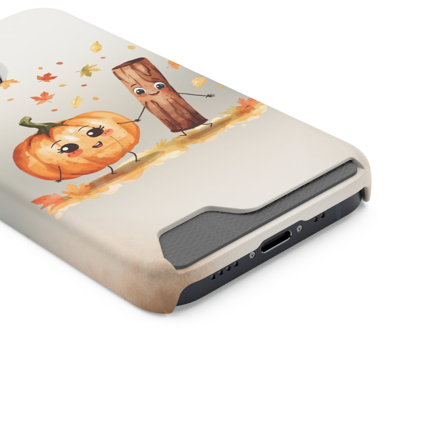 Phone Case - Pumpkin & Spice Card Holder