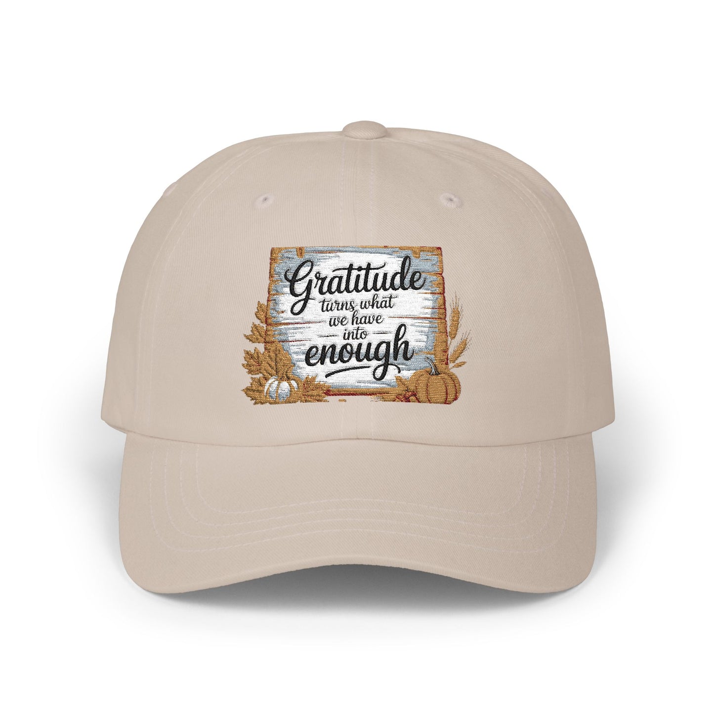 Gratitude Classic Cap - Thank You Gift, Casual Style Hat