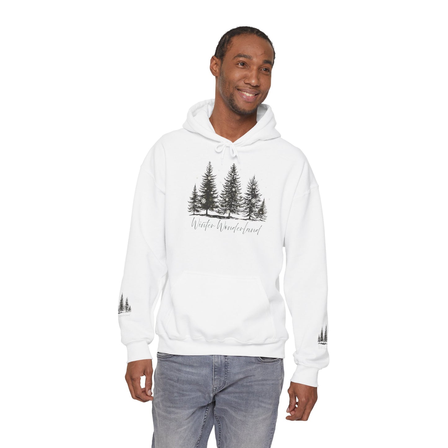 Lush Forest Hoodie - Cozy Unisex Heavy Blend Sweatshirt for Nature Lovers