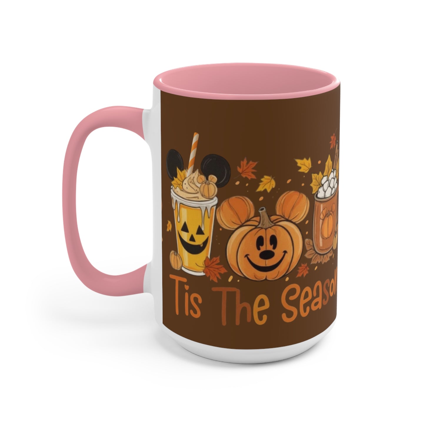 Festive Fall Accent Mugs | Halloween Coffee Cup, Autumn Drinkware, Seasonal Gift, Cozy Mug, Cute Kitchen Decor