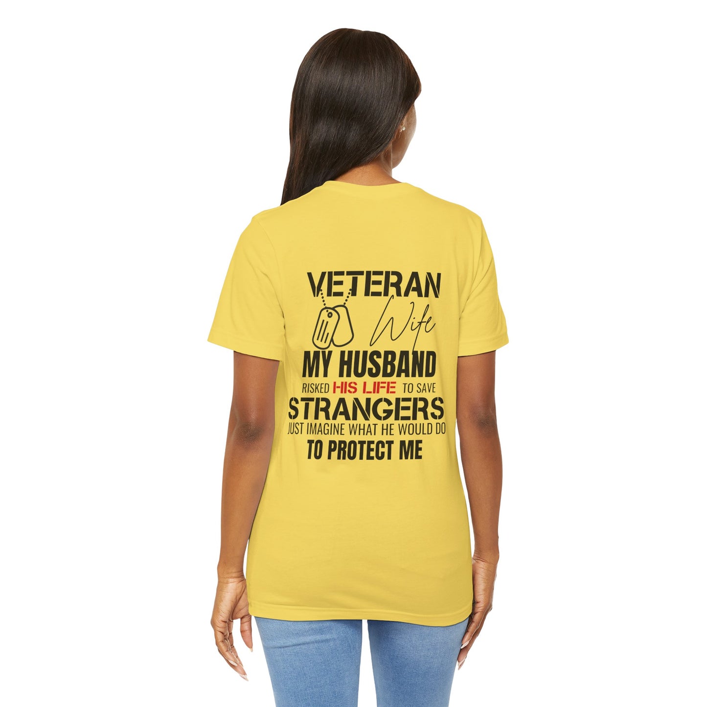 Veteran Wife T-Shirt — Proud Military Spouse Tee