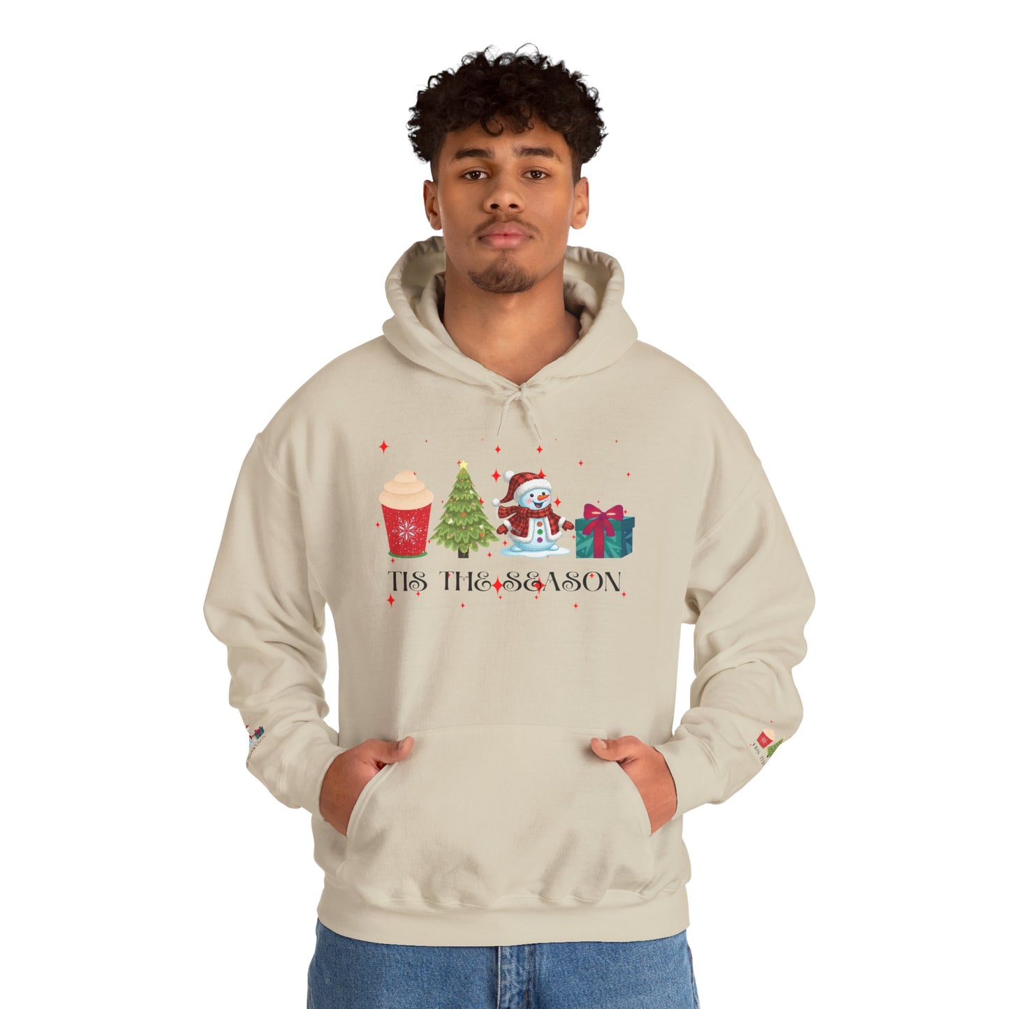 Festive Holiday Hoodie - 'Tis the Season Sweatshirt