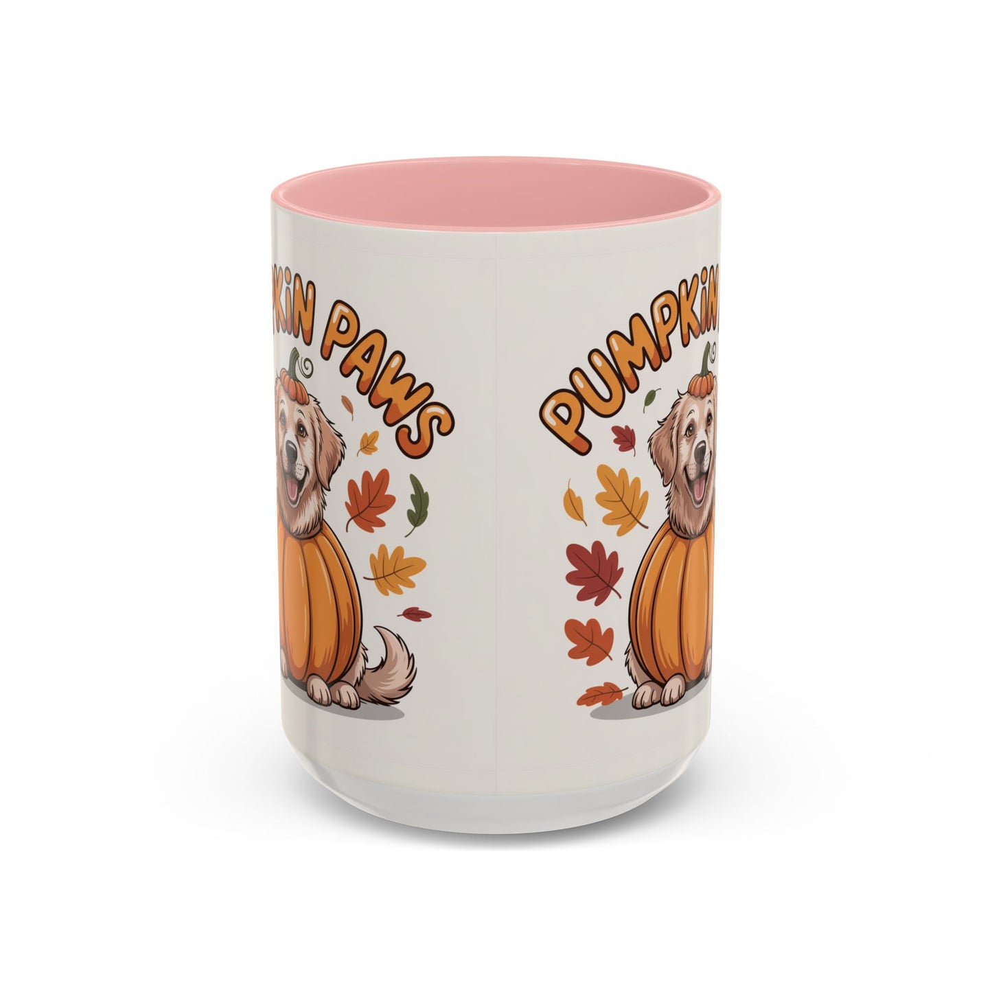 Fall Pumpkin Paws Coffee Mug, Dog Lover Gift, Autumn Home Decor, Cute Pet Mug, Halloween Coffee Cup, Seasonal Drinkware