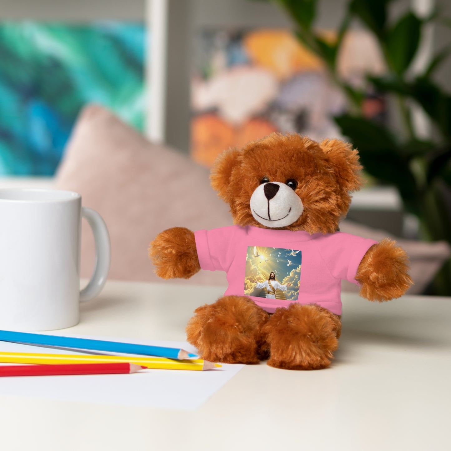 Cute Stuffed Animals with Custom Tee