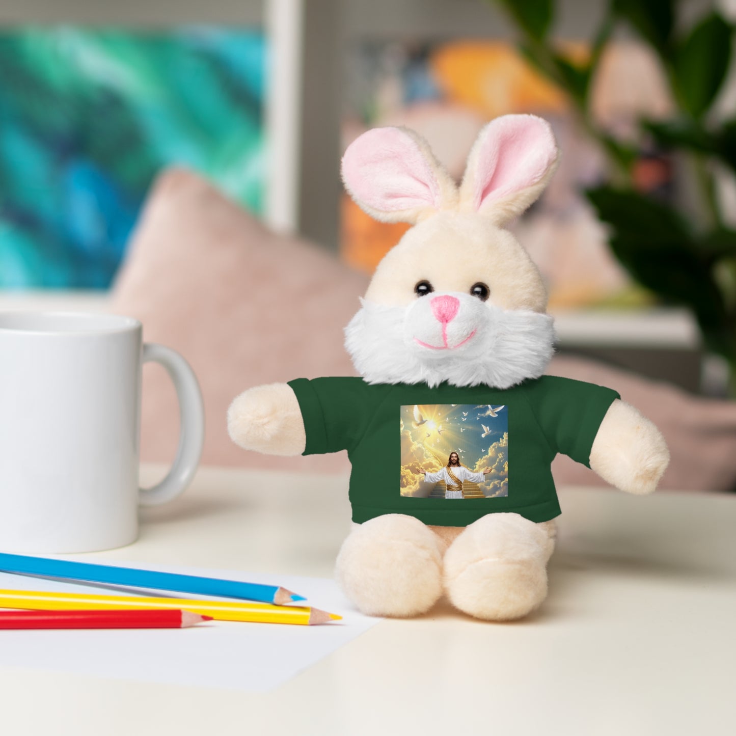 Cute Stuffed Animals with Custom Tee