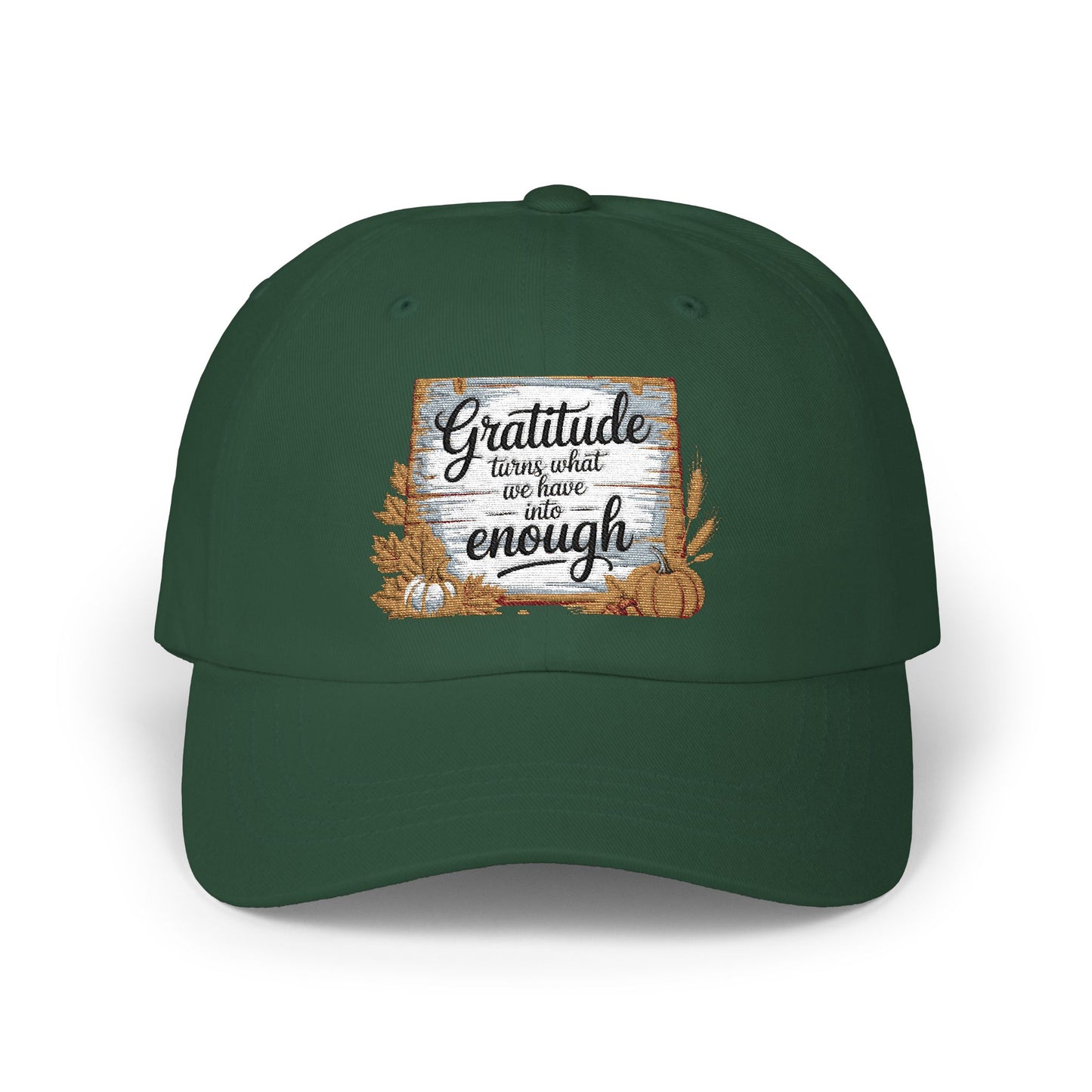 Gratitude Classic Cap - Thank You Gift, Casual Style Hat