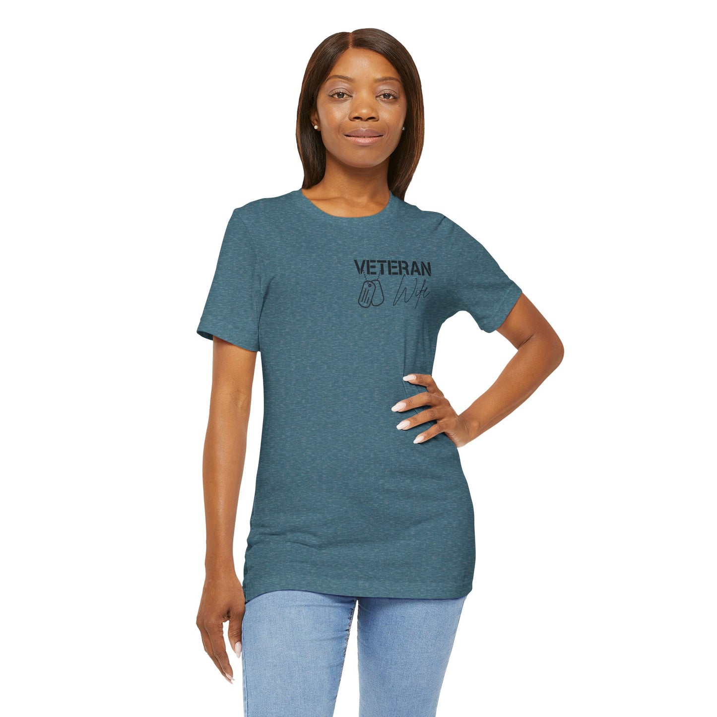 Veteran Wife T-Shirt — Proud Military Spouse Tee