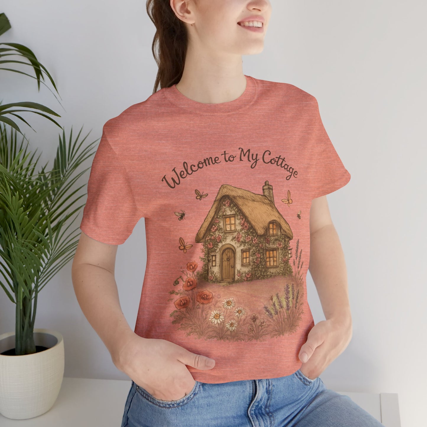 Cottage Tee - Relaxing English Countryside Short Sleeve Shirt