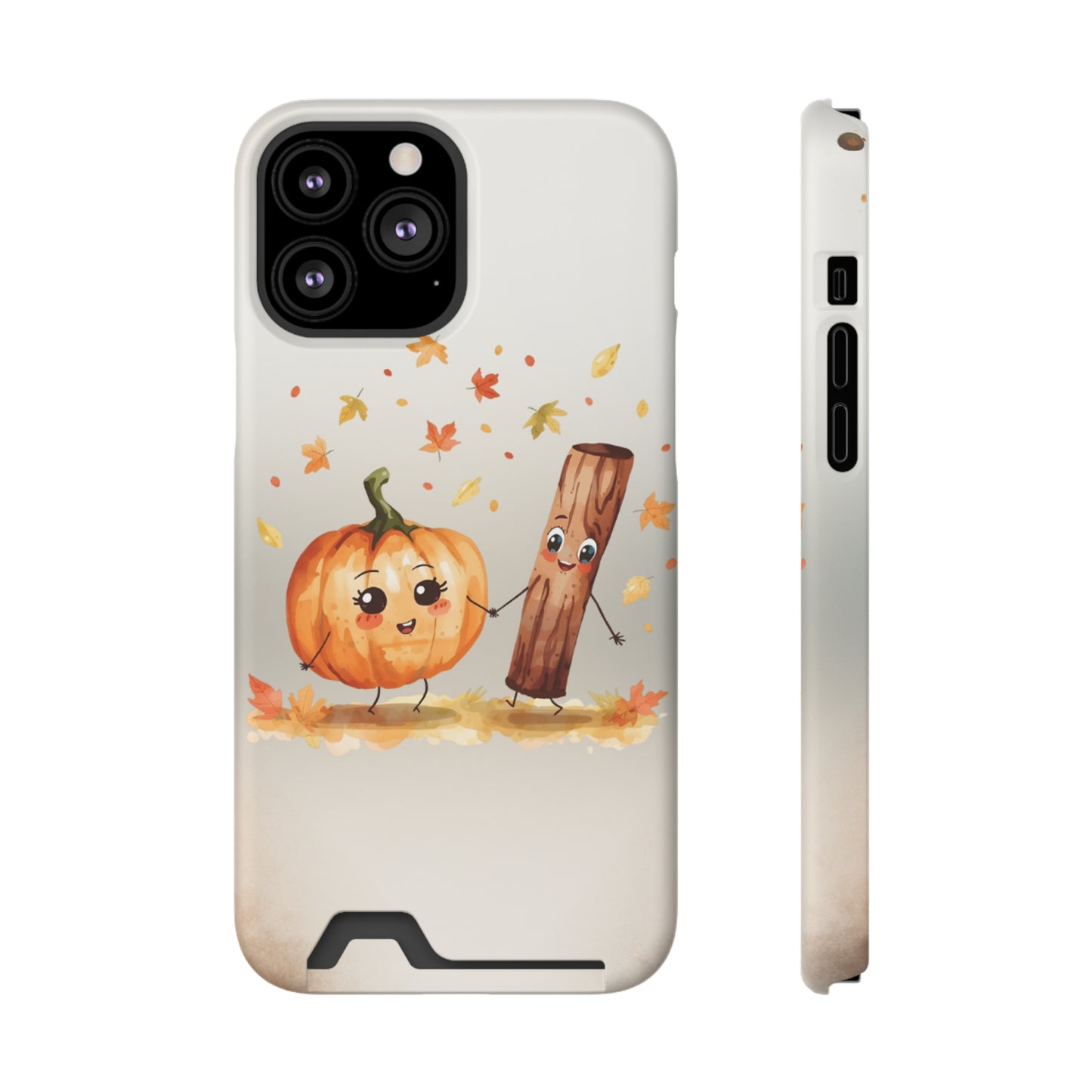 Phone Case - Pumpkin & Spice Card Holder