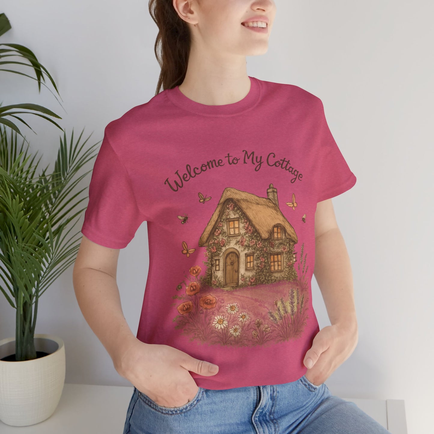 Cottage Tee - Relaxing English Countryside Short Sleeve Shirt