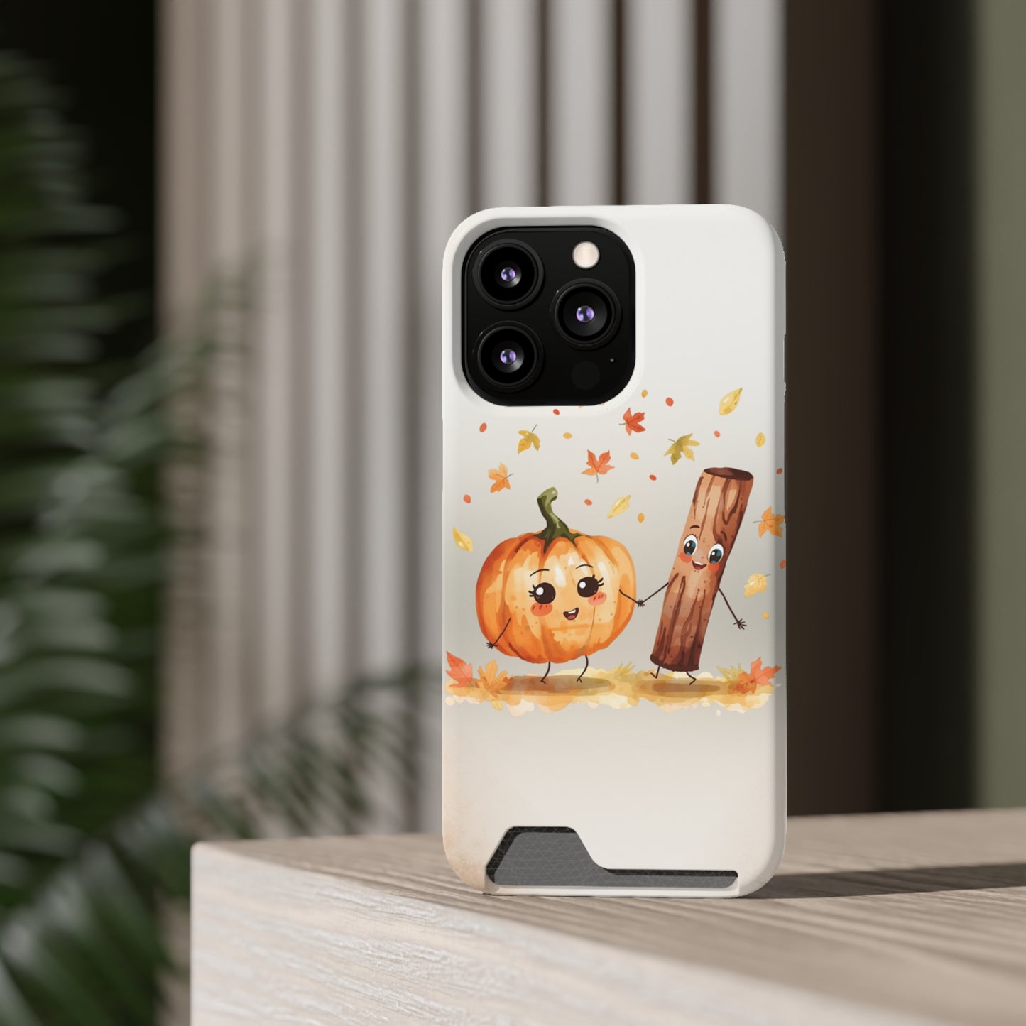 Phone Case - Pumpkin & Spice Card Holder