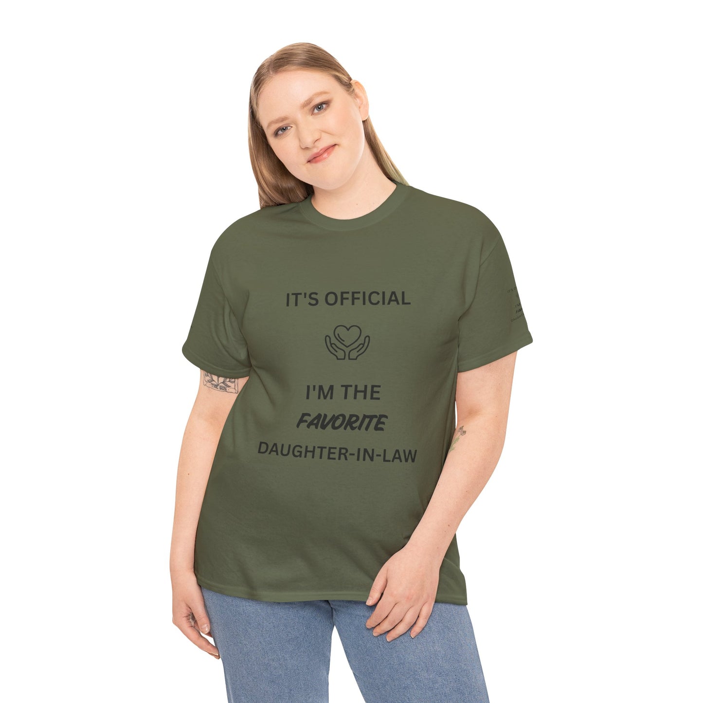 Favorite Daughter-in-Law T-Shirt - "It's Official I'm the Favorite" Gift Tee