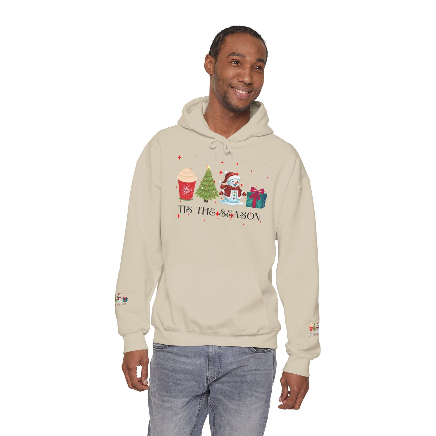 Festive Holiday Hoodie - 'Tis the Season Sweatshirt