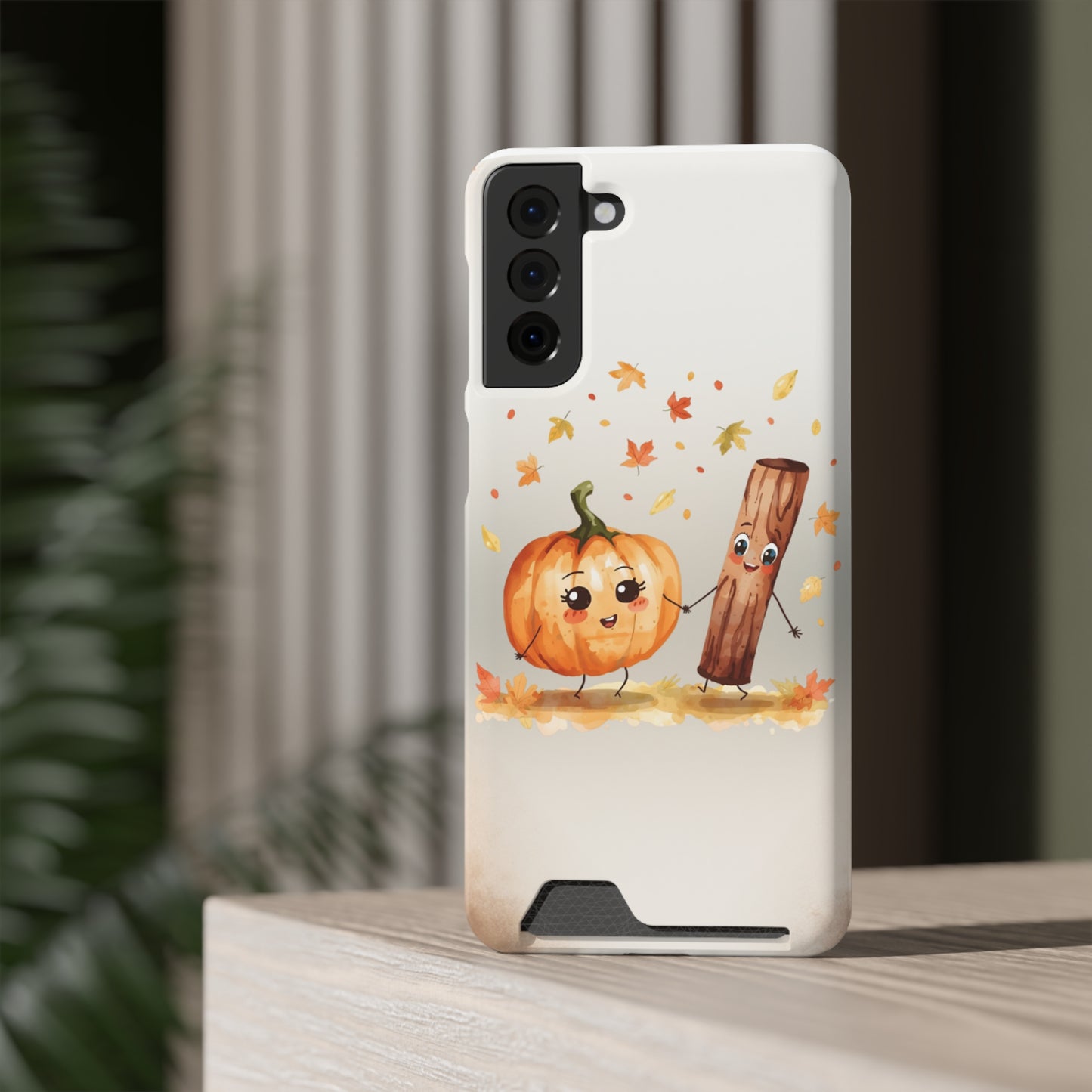 Phone Case - Pumpkin & Spice Card Holder