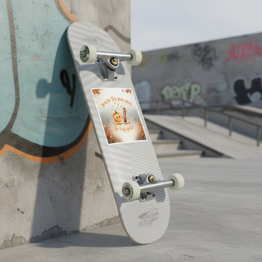 Fall-Themed Square Stickers, Cute Pumpkin and Cinnamon Stick Design – Perfect for Autumn Decor, Scrapbooking, Gifts, and Laptop Accessories