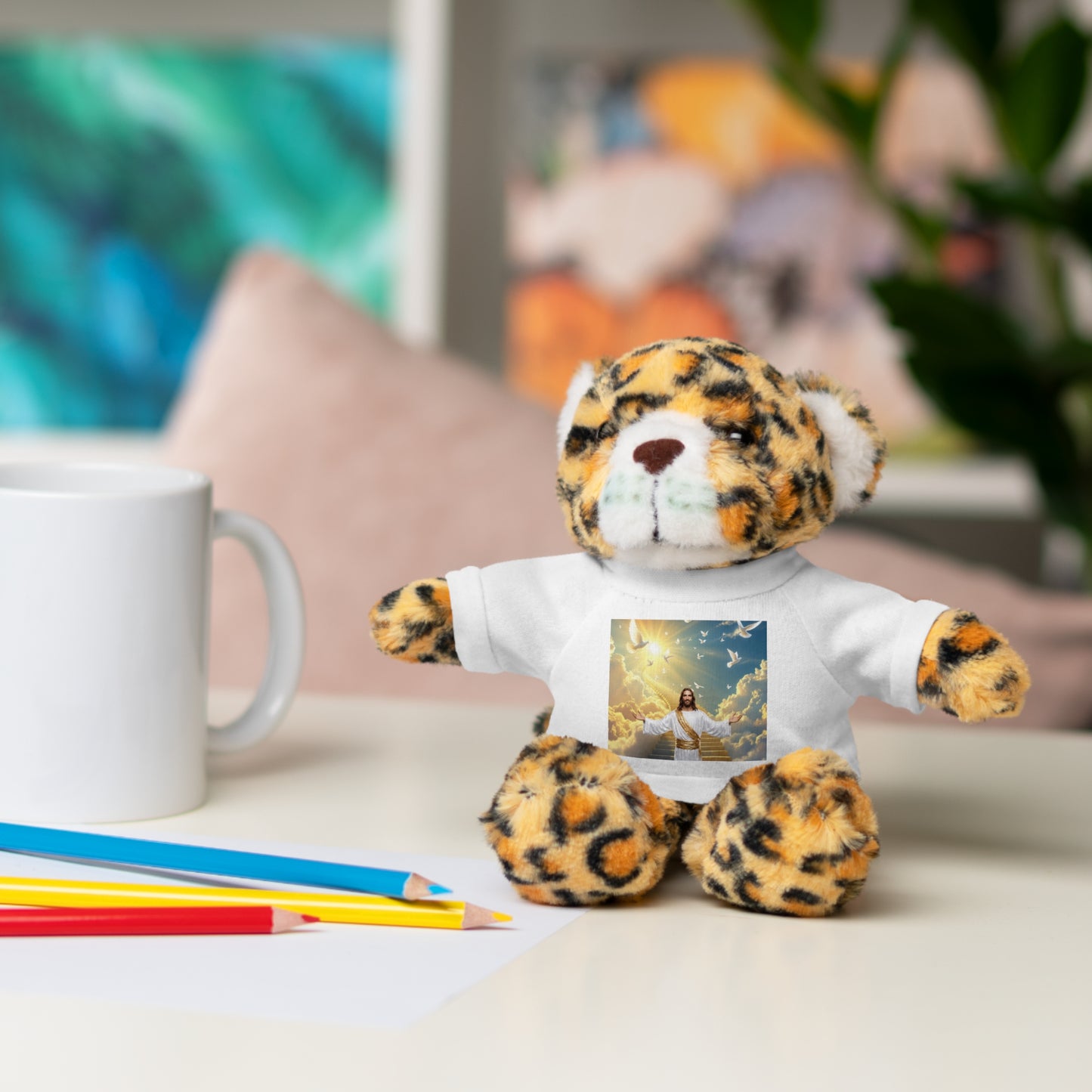 Cute Stuffed Animals with Custom Tee