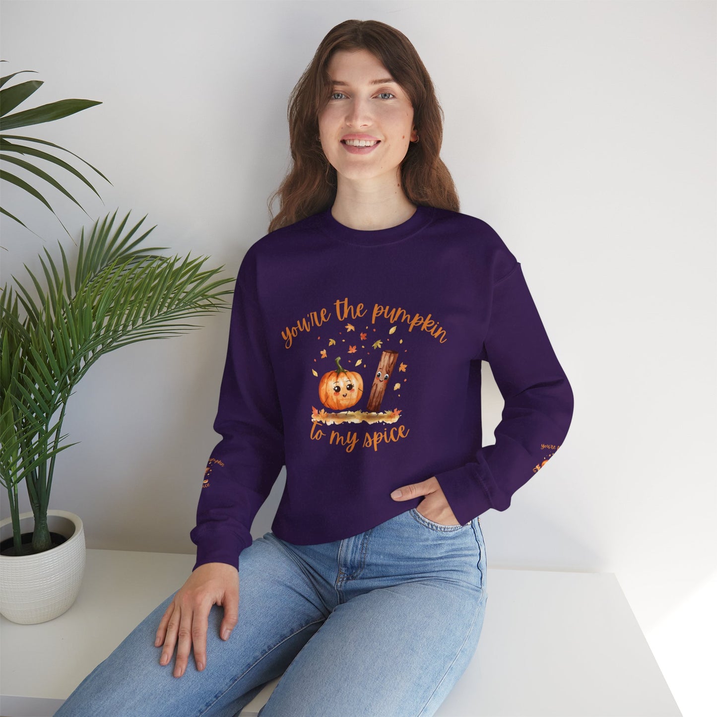 Pumpkin Spice Sweatshirt - Cozy Fall Crewneck for Halloween, Autumn Fashion, Gifts for Her, Couples Matching Outfits, Seasonal Style