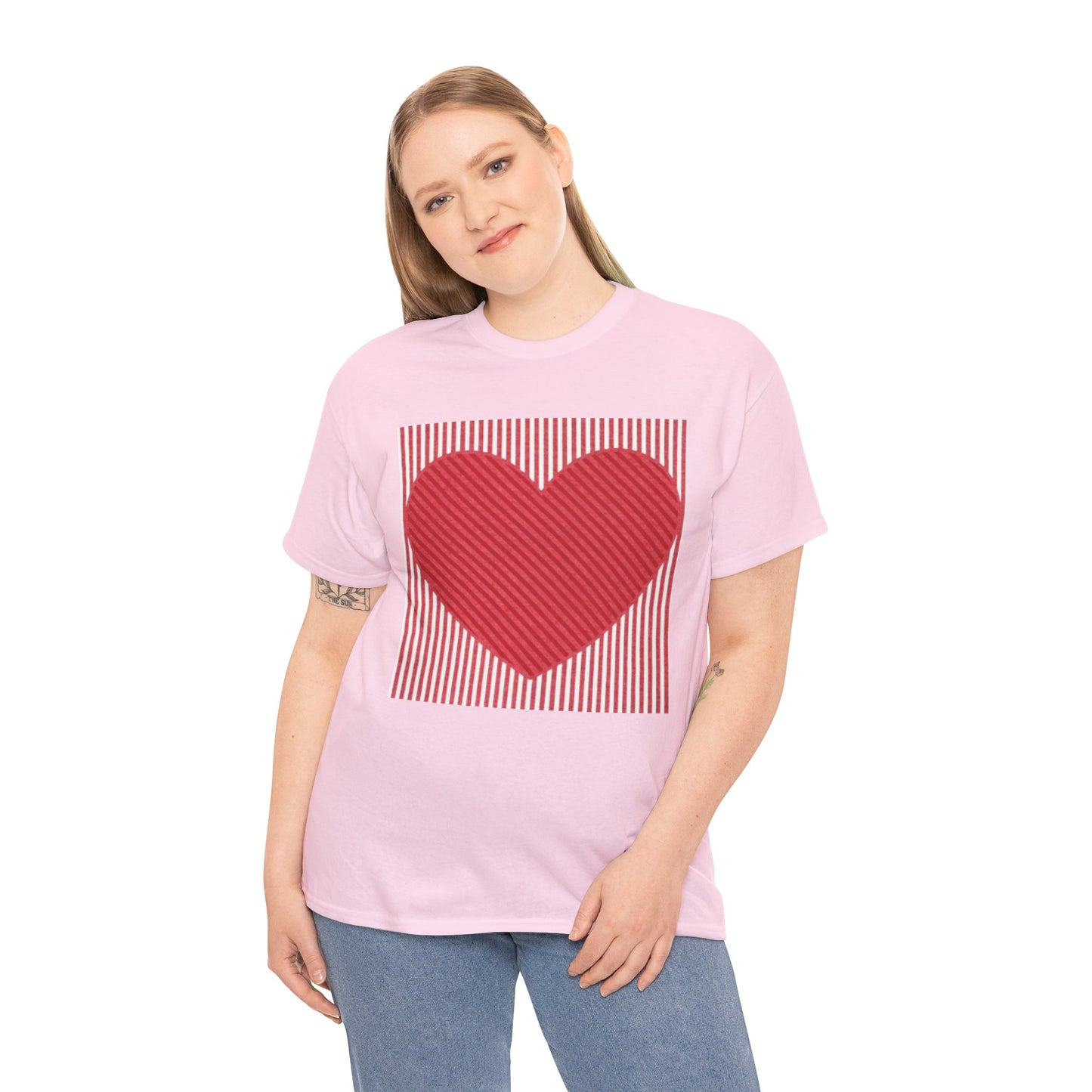 Valentines Hearts Tee, Retro Love Heart Graphic