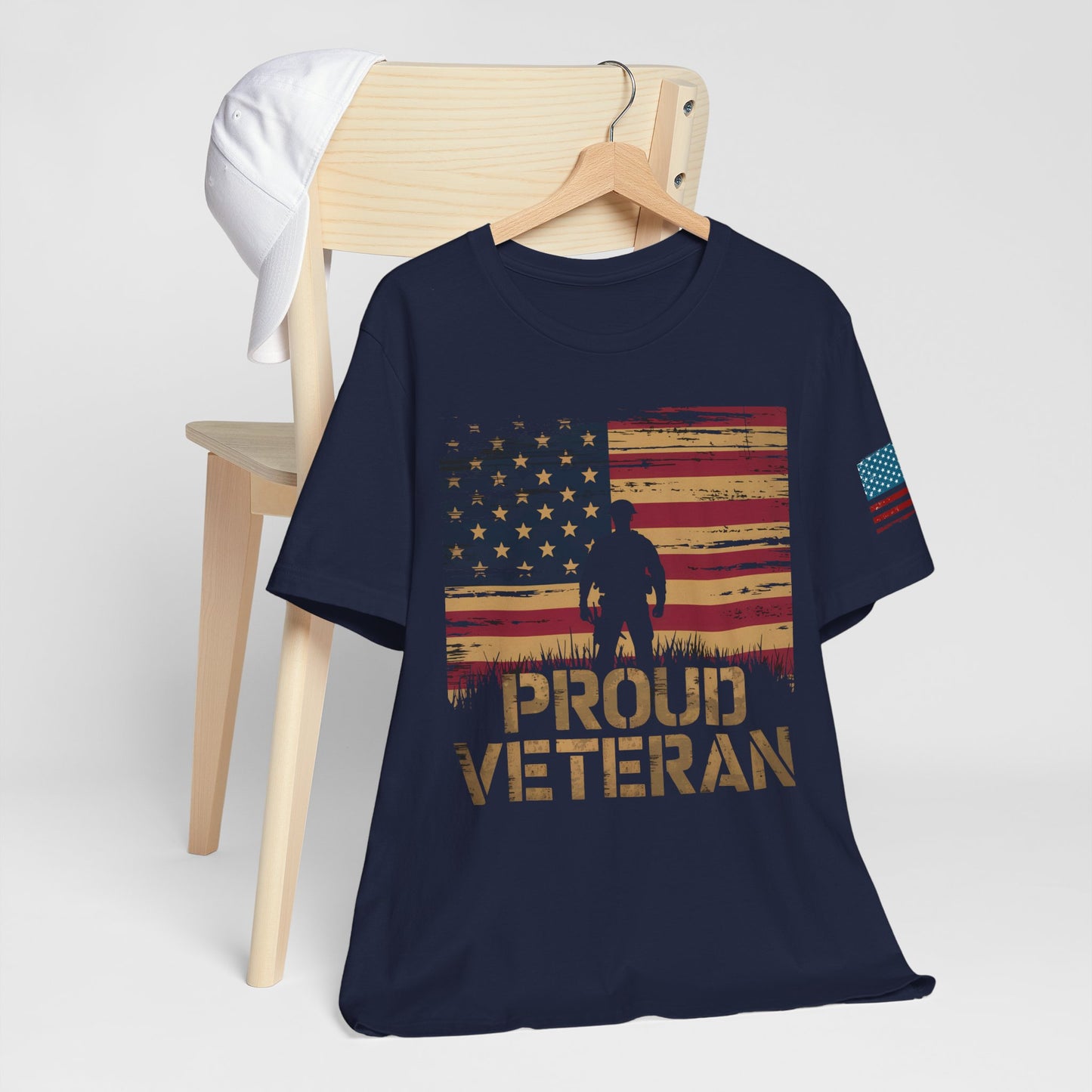 American Veteran T-Shirt — Patriotic Military Tribute Tee
