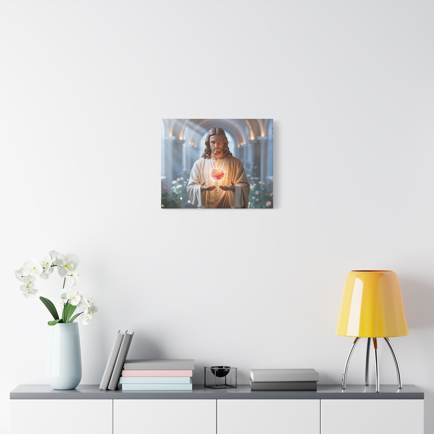 Inspirational Jesus Canvas Art, Religious Wall Decor, Faith-Based Home Decoration, Spiritual Gift for Believers, Church Wall Hanging, [...]