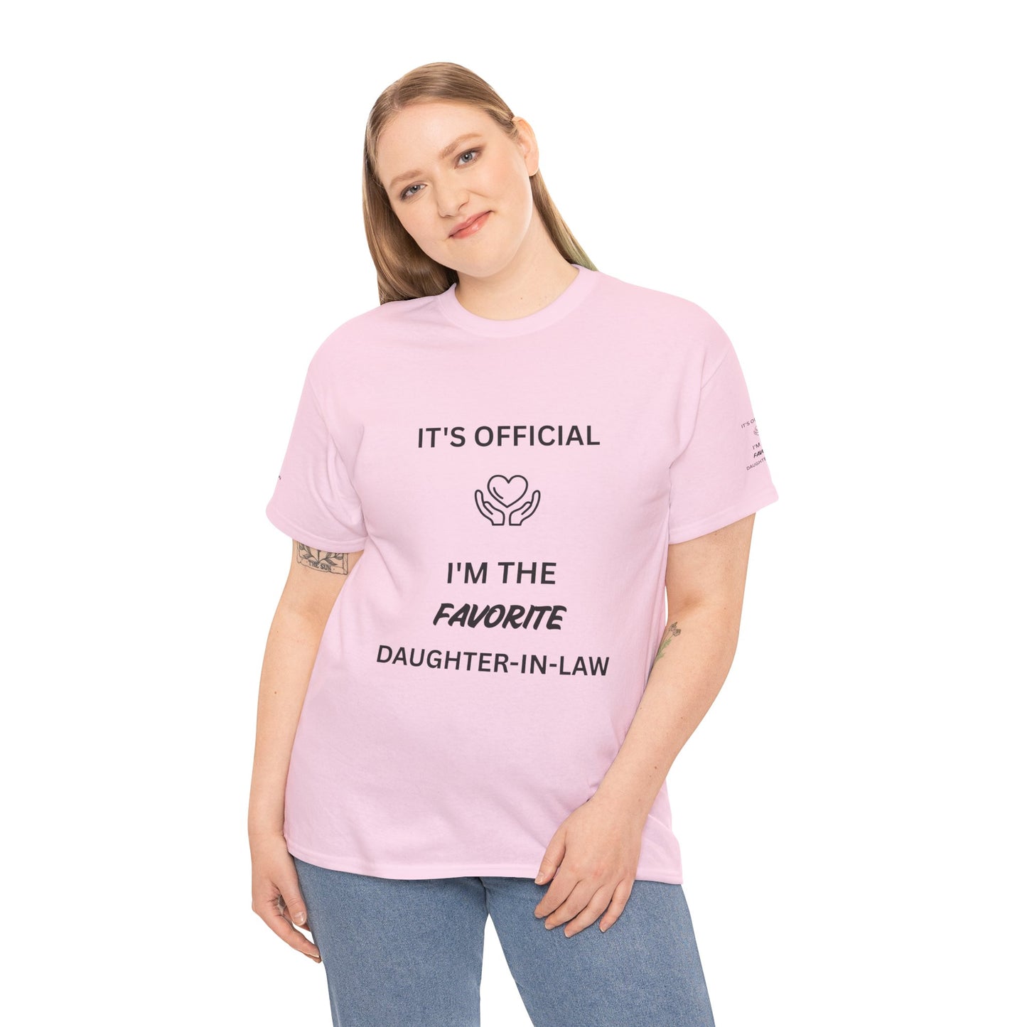 Favorite Daughter-in-Law T-Shirt - "It's Official I'm the Favorite" Gift Tee
