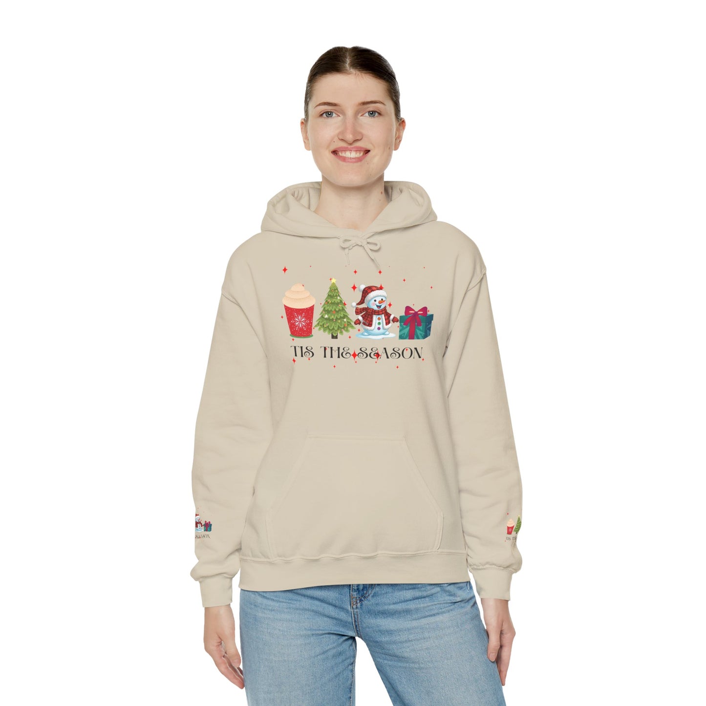 Festive Holiday Hoodie - 'Tis the Season Sweatshirt
