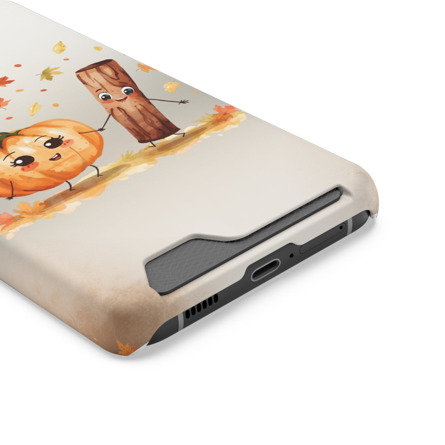 Phone Case - Pumpkin & Spice Card Holder
