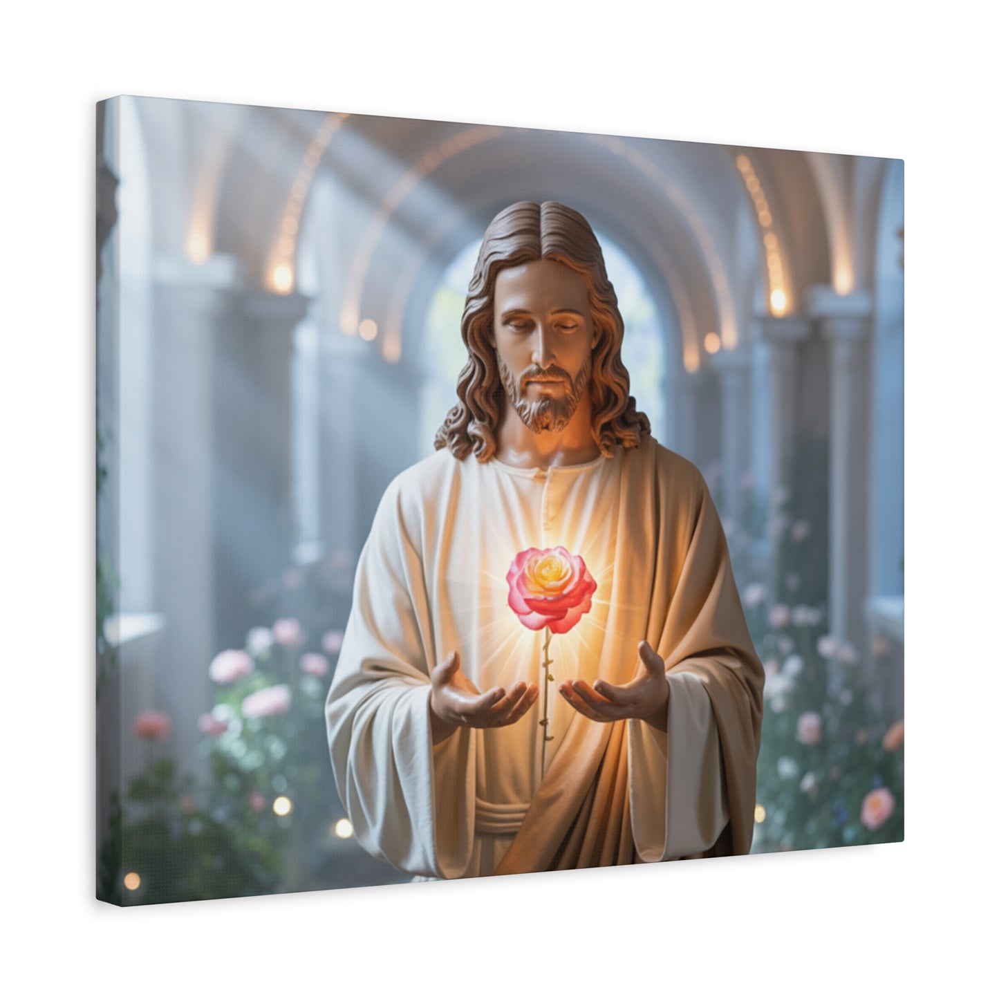 Inspirational Jesus Canvas Art, Religious Wall Decor, Faith-Based Home Decoration, Spiritual Gift for Believers, Church Wall Hanging, [...]