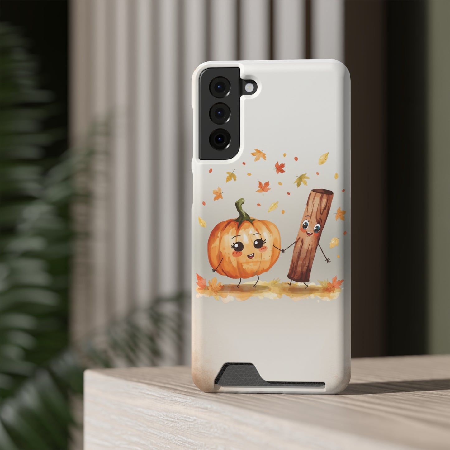 Phone Case - Pumpkin & Spice Card Holder