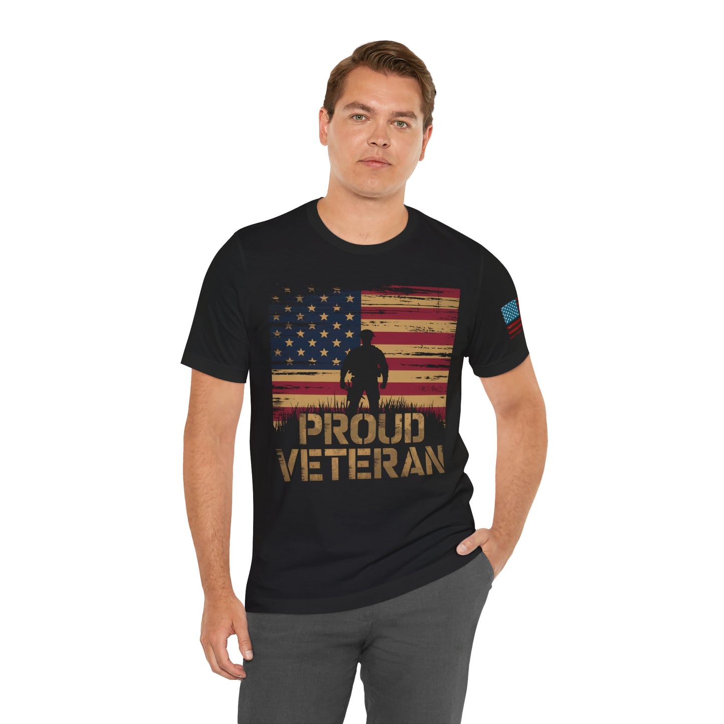 American Veteran T-Shirt — Patriotic Military Tribute Tee