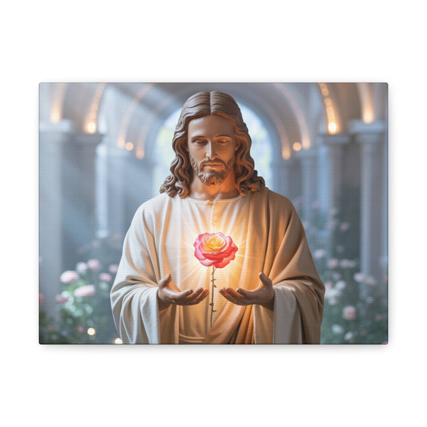 Inspirational Jesus Canvas Art, Religious Wall Decor, Faith-Based Home Decoration, Spiritual Gift for Believers, Church Wall Hanging, [...]