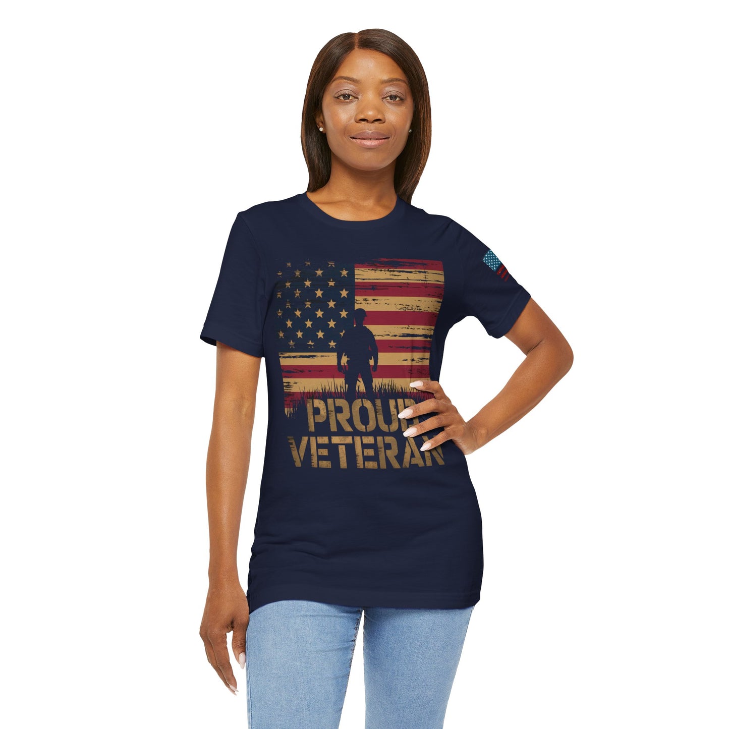American Veteran T-Shirt — Patriotic Military Tribute Tee