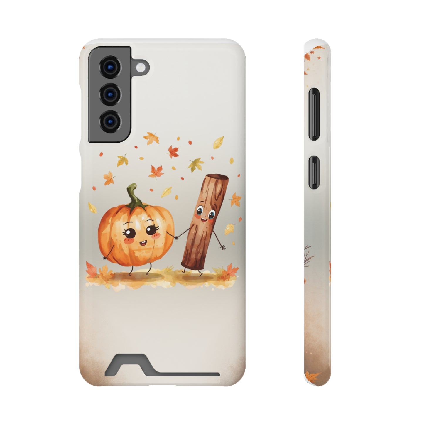 Phone Case - Pumpkin & Spice Card Holder