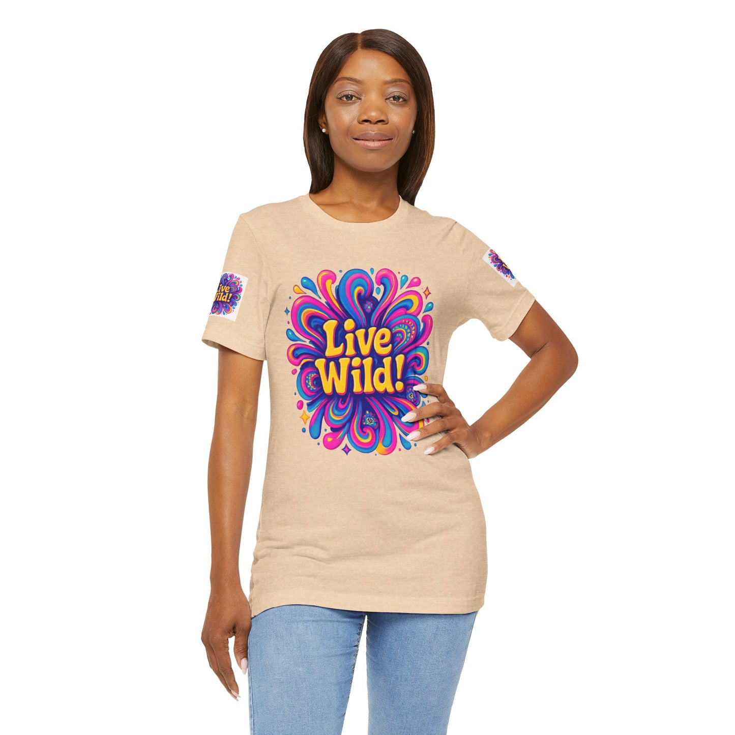 Live Wild Tee - Unisex Jersey Short Sleeve