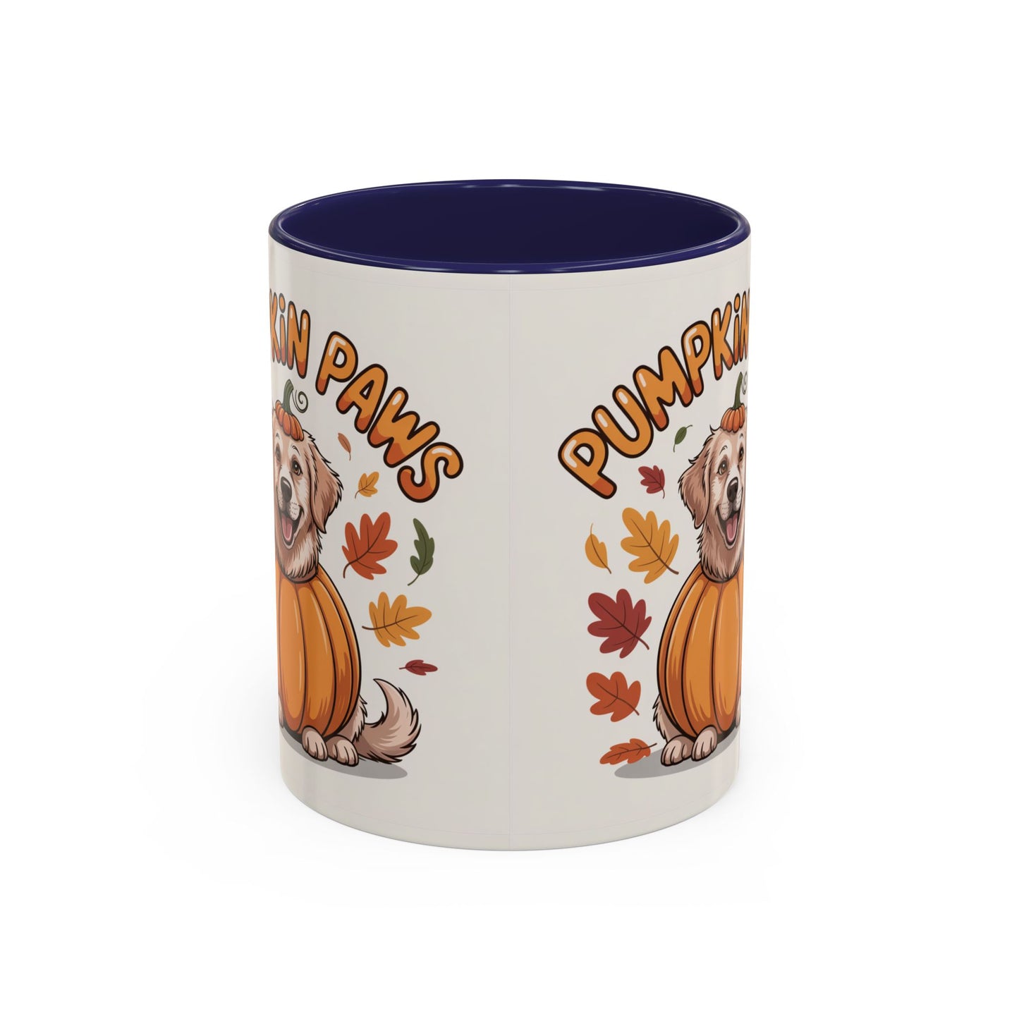 Fall Pumpkin Paws Coffee Mug, Dog Lover Gift, Autumn Home Decor, Cute Pet Mug, Halloween Coffee Cup, Seasonal Drinkware