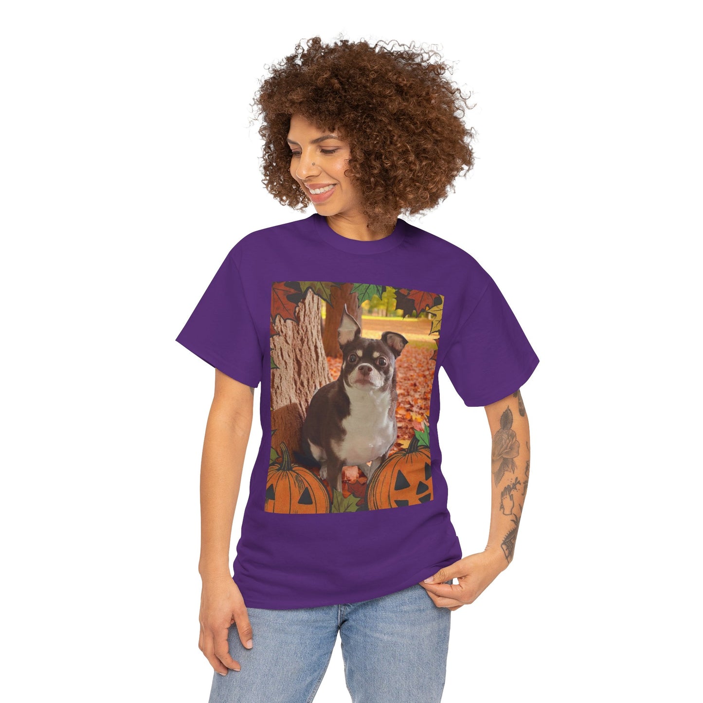 Fall Dog Unisex Tee, Dog Lovers Fall Shirt