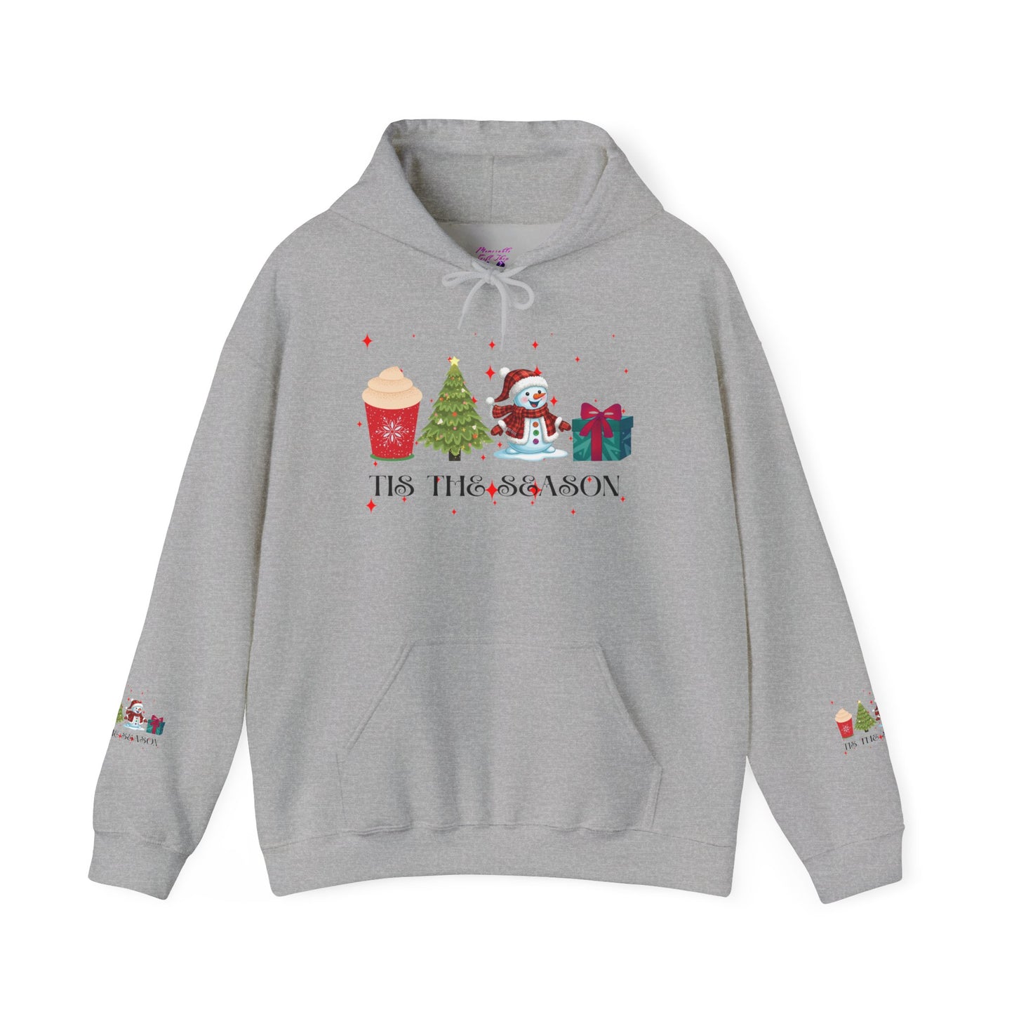 Festive Holiday Hoodie - 'Tis the Season Sweatshirt
