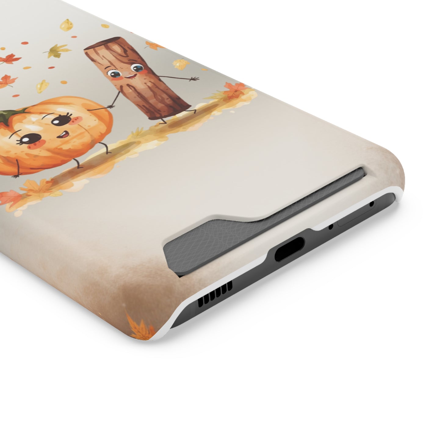 Phone Case - Pumpkin & Spice Card Holder