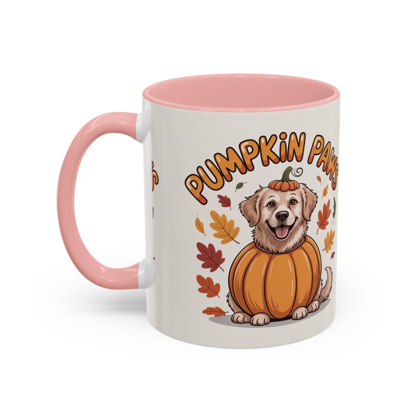 Fall Pumpkin Paws Coffee Mug, Dog Lover Gift, Autumn Home Decor, Cute Pet Mug, Halloween Coffee Cup, Seasonal Drinkware