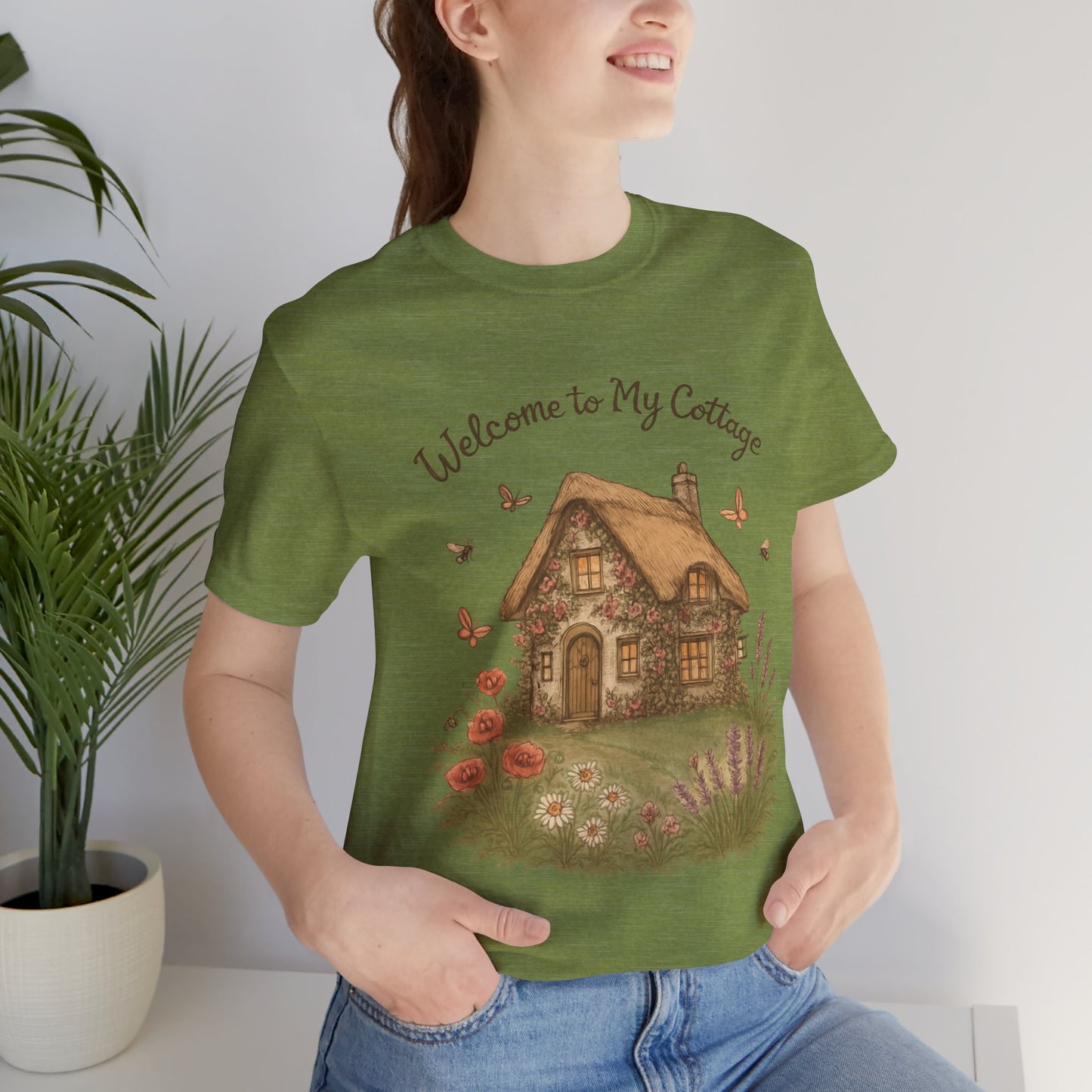 Cottage Tee - Relaxing English Countryside Short Sleeve Shirt