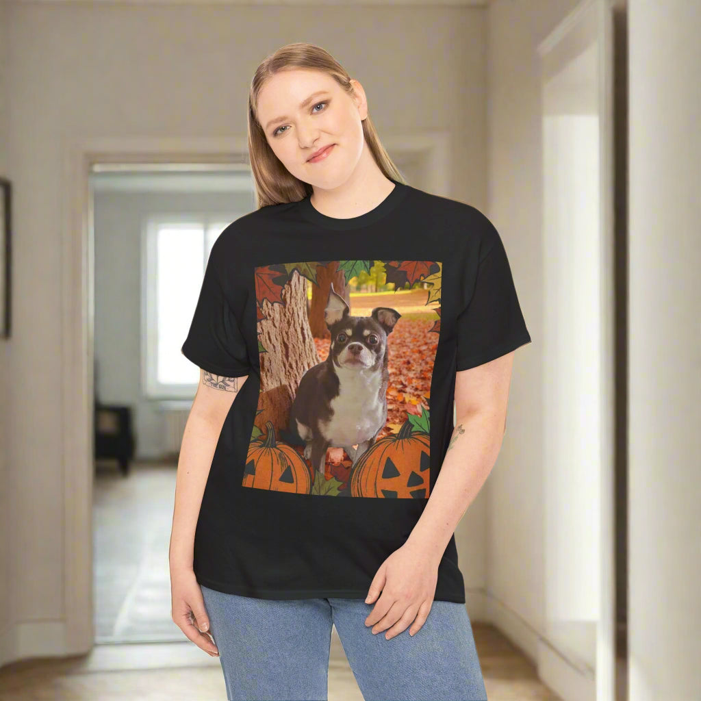 Fall Dog Unisex Tee, Dog Lovers Fall Shirt
