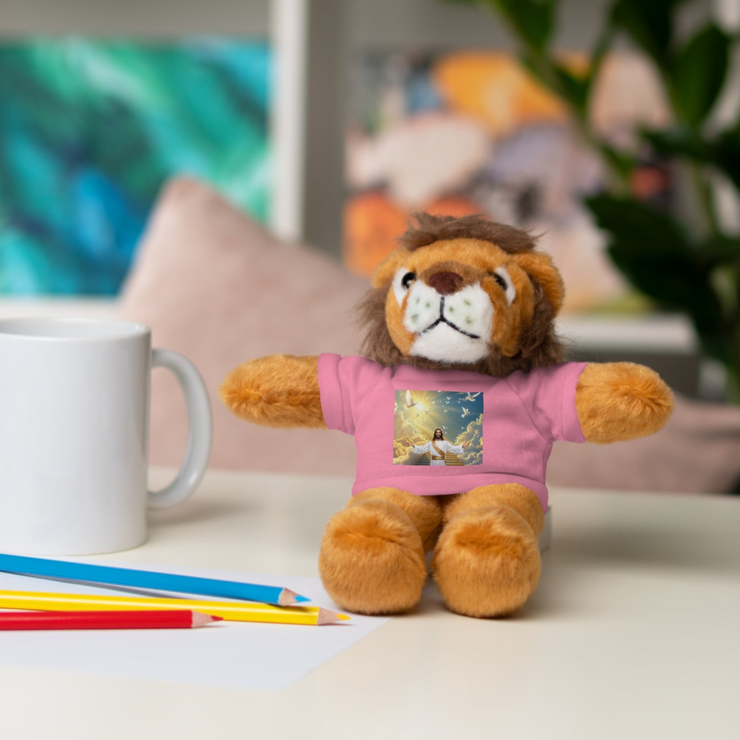 Cute Stuffed Animals with Custom Tee